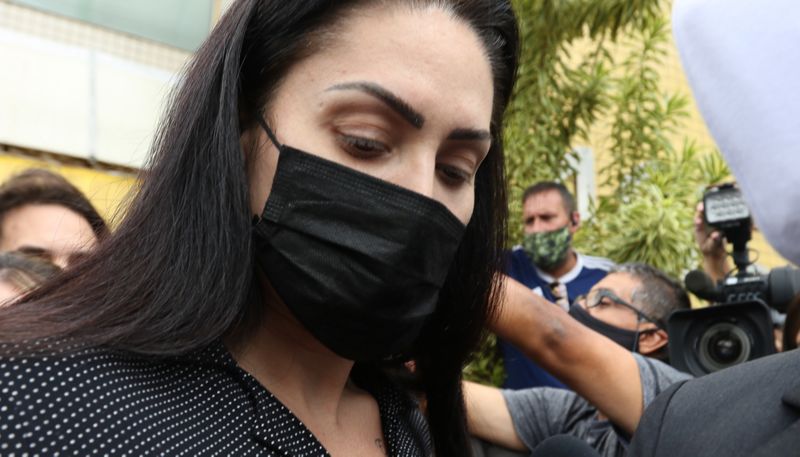Monique Medeiros da Costa e Silva, mãe do menino Henry Borel (Foto: Tânia Rêgo/Agência Brasil)