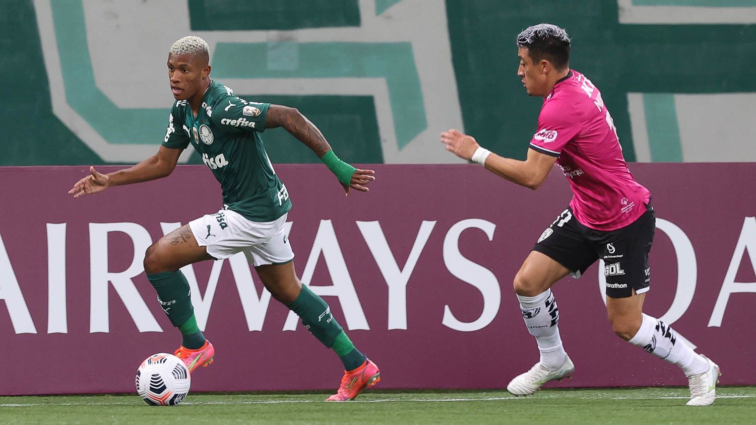 O Palmeiras venceu o del Valle por 5 a 0 (Foto: Cesar Greco/ Palmeiras/ Divulgação)