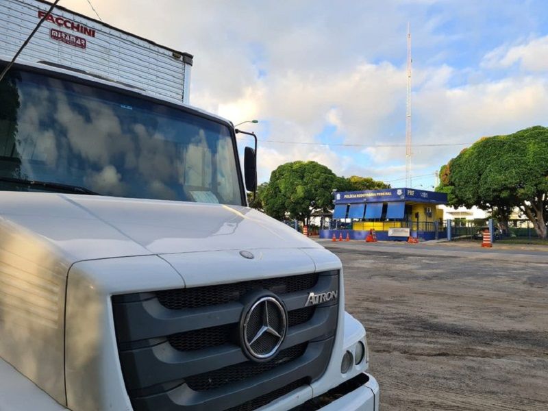 Uma carga de camarão, que estava sendo transportada sem os devidos cuidados sanitários e comprovação fiscal, foi apreendida pela Polícia Rodoviária Federal (Foto: Divulgação/ PRF)