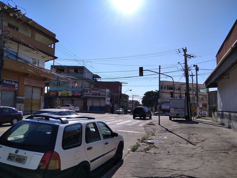 Entrada do bairro Primeiro de maio (Foto: Luciano Rosetti)