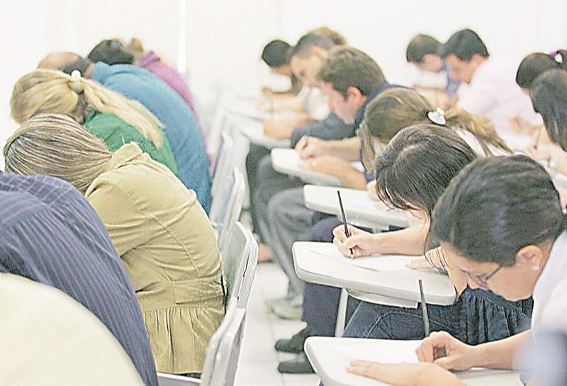 Prova da Sefaz: 14.106  inscritos. (Foto: Jornal A Tribuna)
