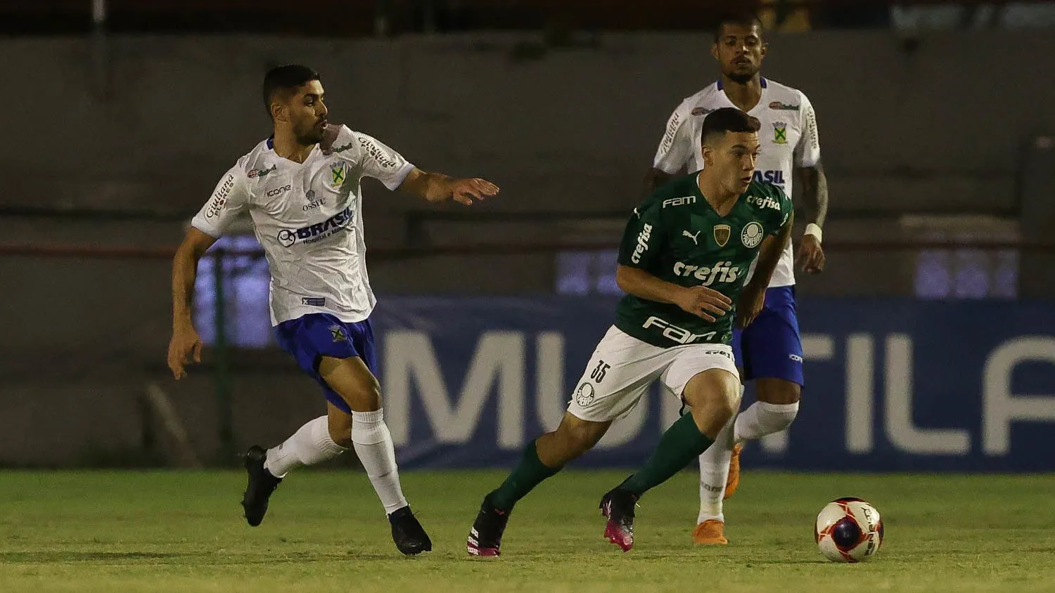 O Palmeiras venceu o Santo André