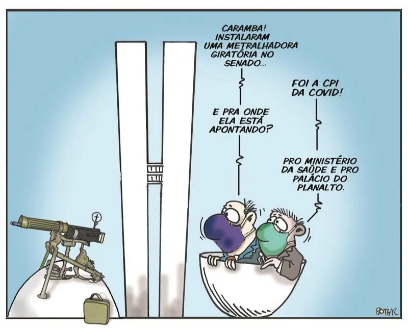 Imagem ilustrativa da imagem Charge do Dia: Metralhadora giratória