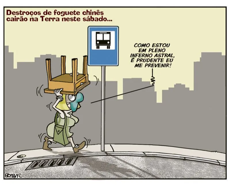 Imagem ilustrativa da imagem Pater e os destroços do foguete