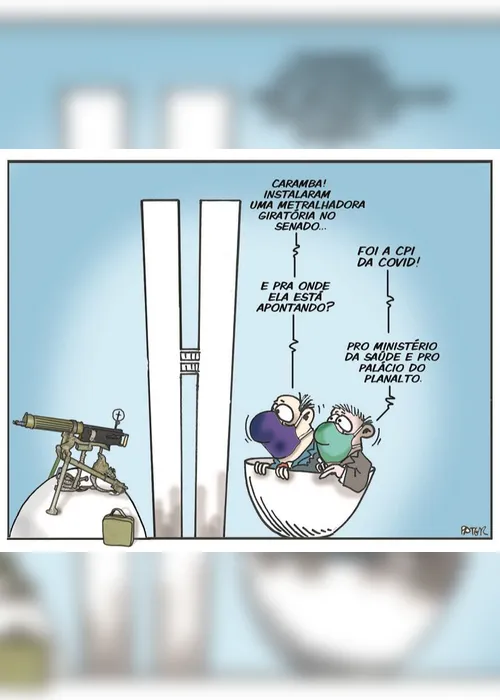 Imagem ilustrativa da imagem Charge do Dia: Metralhadora giratória