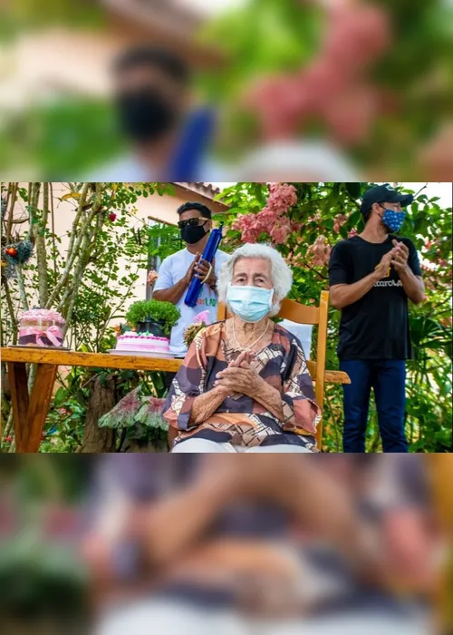 Imagem ilustrativa da imagem Vovó completa 103 anos e comemora não ter pegado Covid