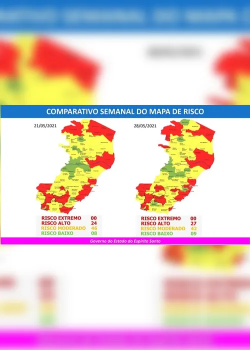 
          Imagem ilustrativa da imagem Mapa de Risco: Vitória volta para o risco alto de contágio da Covid
          