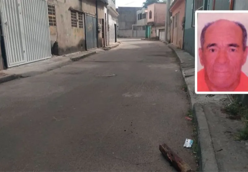 Local onde o idoso Antônio Batista da Fonseca  foi assassinado em Central Carapina