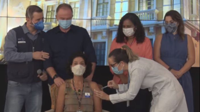 A servidora Rosilene dos Santos (Foto: Reprodução/ YouTube Governo do Estado)