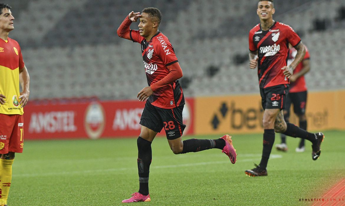 O Athletico-PR venceu o Aucas (Foto: José Tramontina/ athletico.com.br/ Divulgação)