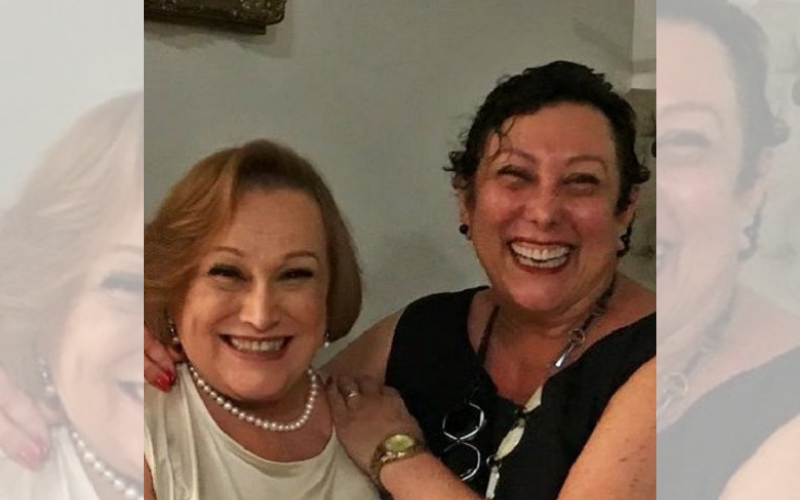 Bárbara Bruno e a mãe Nicette Bruno (Foto: Reprodução Instagram @Barbarabrunoatriz)