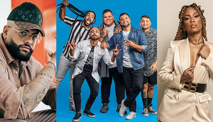 BG, grupo Menos é Mais e cantora Marvvila (Foto: Divulgação)