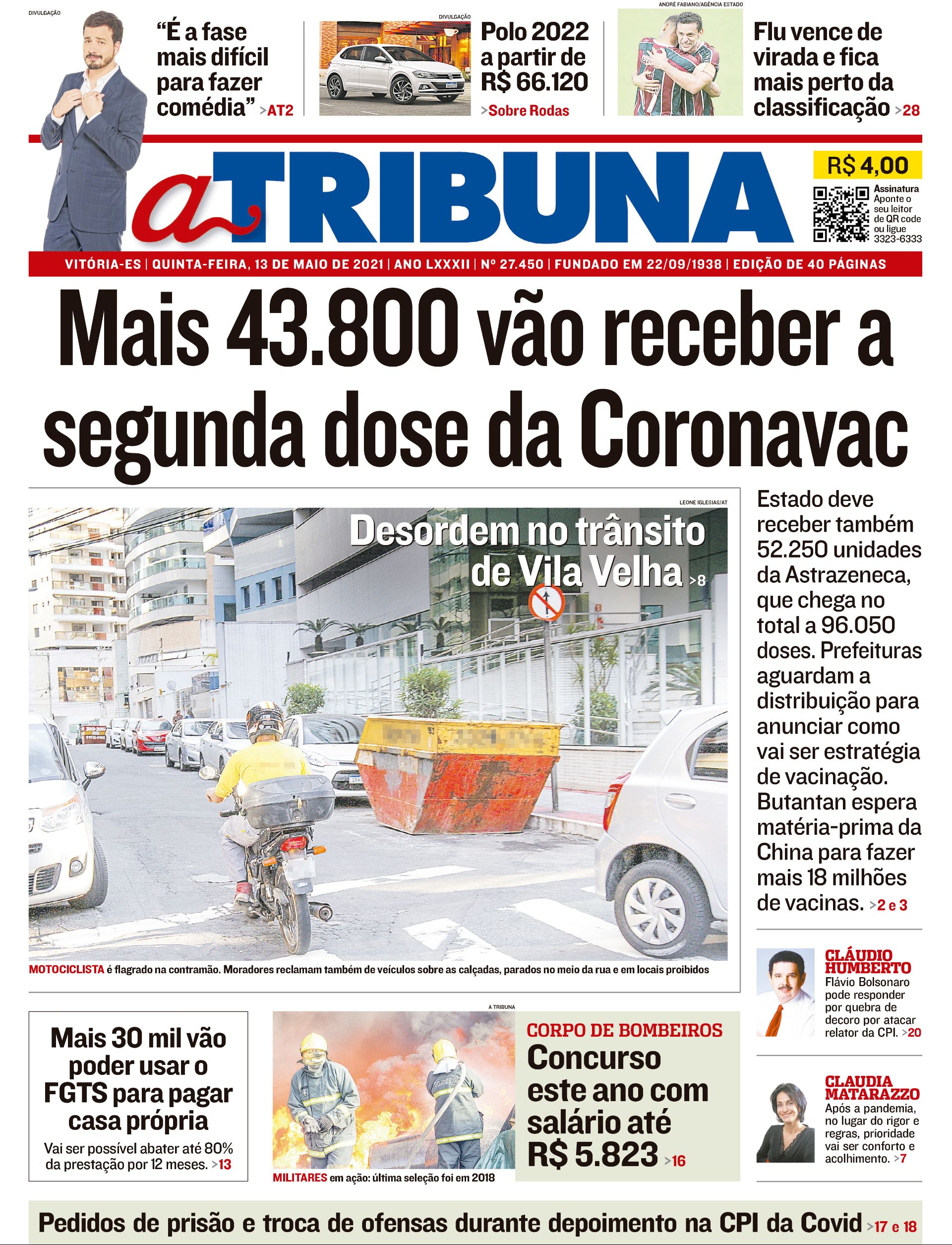 (Foto: Reprodução/ Jornal A Tribuna)