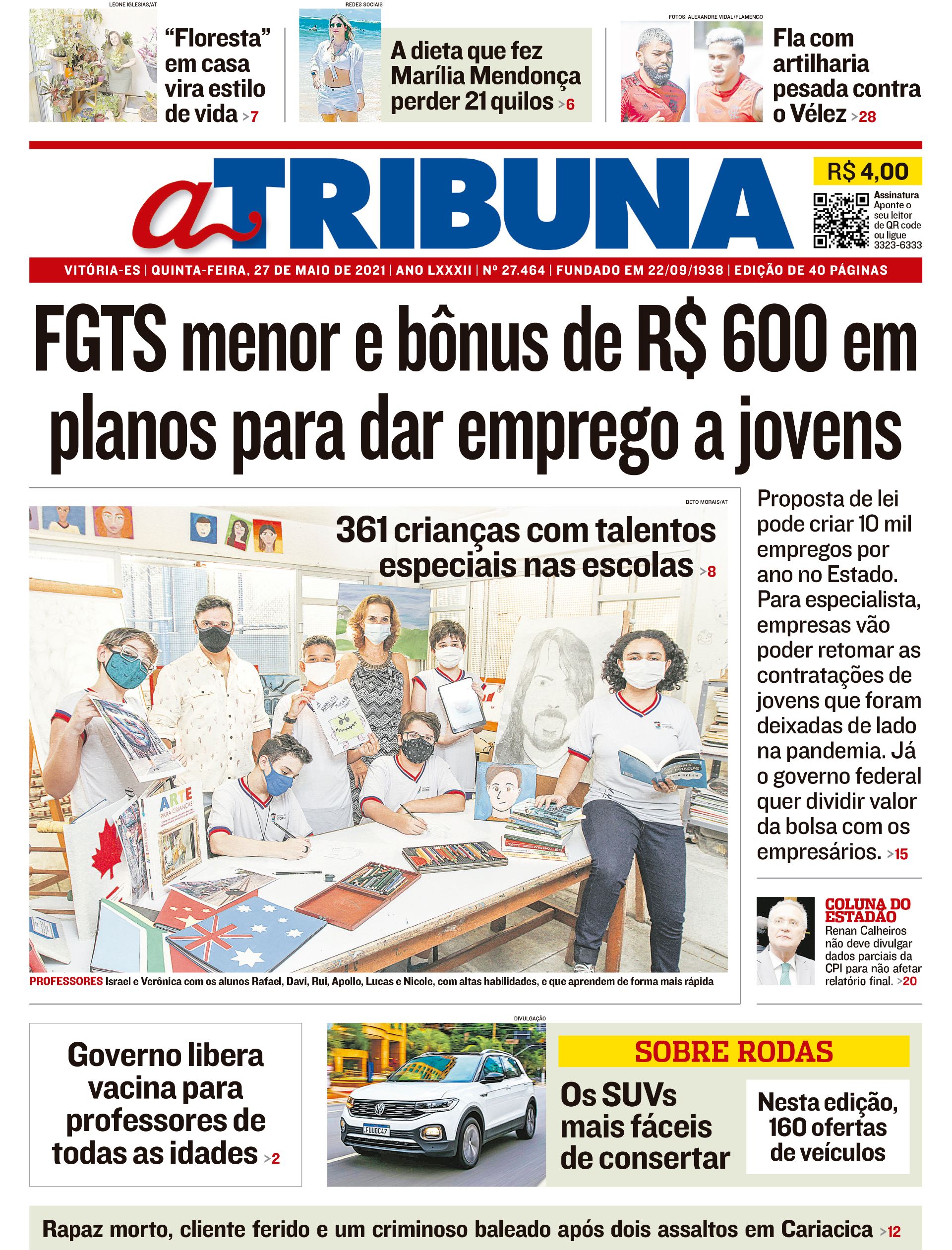  (Foto: Reprodução/ Jornal A Tribuna)