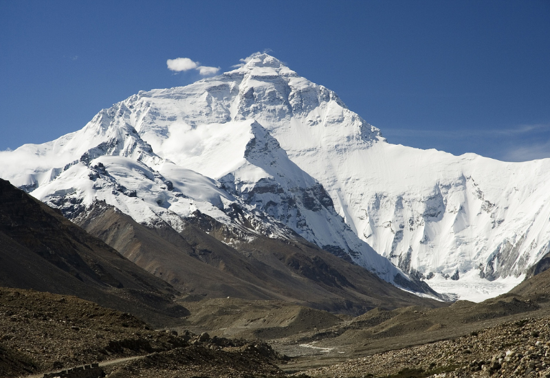 China vai instalar barreira física no topo do Everest contra covid (Foto: Canva)