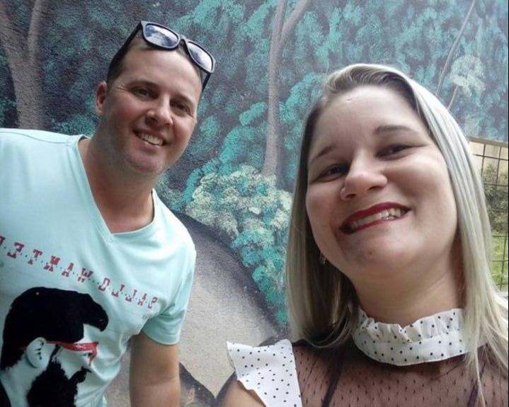Wellington e Leidiane (Foto: Acervo familiar)