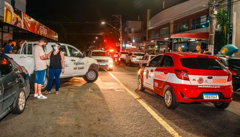 Fiscalização esteve na região da "Laminha" (Foto: Leonardo Silveira / Divulgação-PMV)