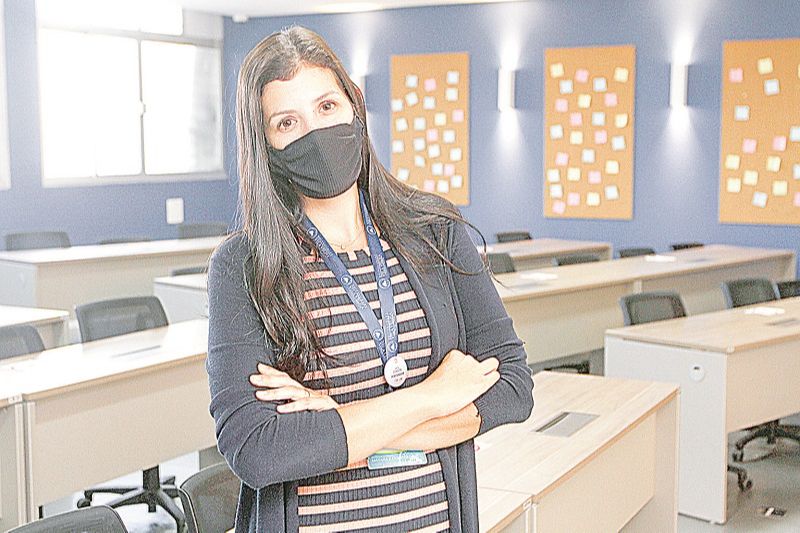 Mayara Fernandes disse que o exame objetiva conseguir estudantes que tenham bom nível de conhecimento. (Foto: Dayana Souza/at)