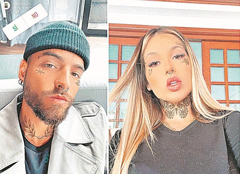 Famosos como Maluma e Virginia Fonseca brincam com filtro criado por Jeferson Araujo (Foto: Reproduçaõ/Instagram)