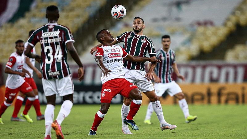 O Fluminense venceu o Santa Fe (Foto: Lucas Merçon/ Fluminense FC)
