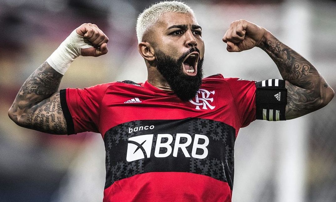 Gabigol fez dois dos três gols. (Foto: Reprodução / Intagram @gabigol)