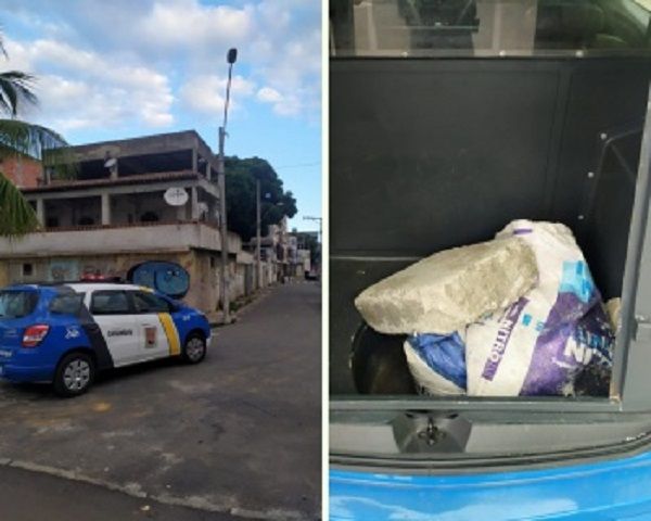 Os agentes retiraram barricadas montadas com entulho de construção em três pontos no bairro (Foto: Divulgação/ PMV)
