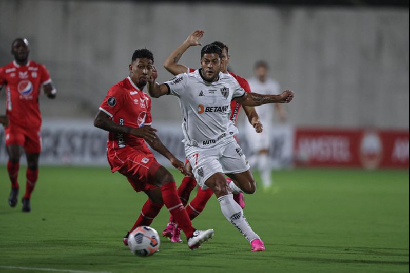 O Atlético-MG derrotou o América de Cali por 3 a 1 na Colômbia (Foto: Pedro Souza/ Atlético/ Divulgação)