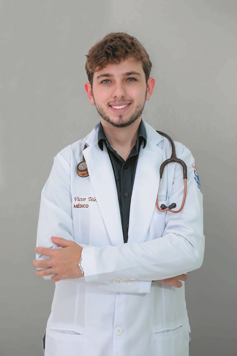 José Victor Teles é o médico mais jovem do País: “Estou muito feliz por trazer essa marca para a minha região” (Foto: Divulgação)