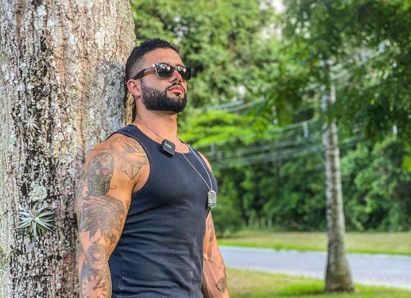 Thales Soares, de 28 anos, estava na lagoa enquanto treinava para realizar a prova física do Corpo de Bombeiros de São Paulo (Foto: Acervo Pessoal)
