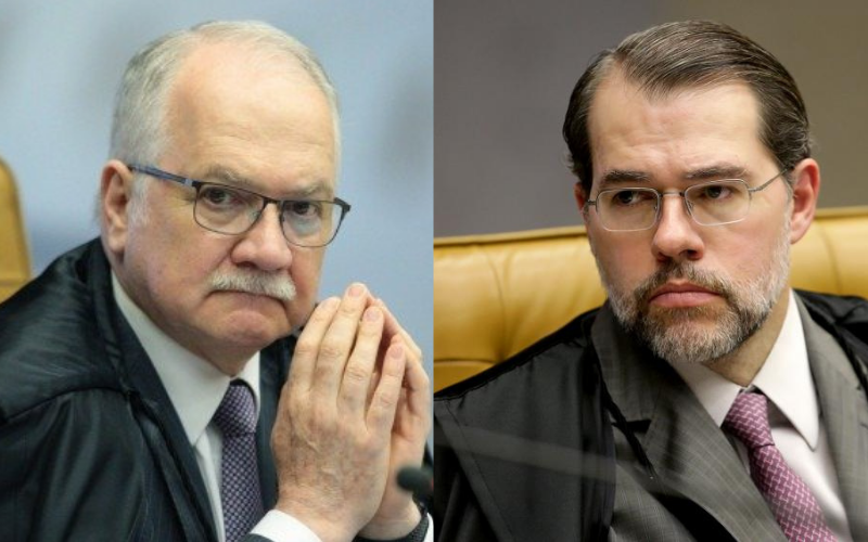 Ministros Edson Fachin e Dias Toffoli, do Supremo Tribunal Federal (STF) (Foto: Divulgação/STF)