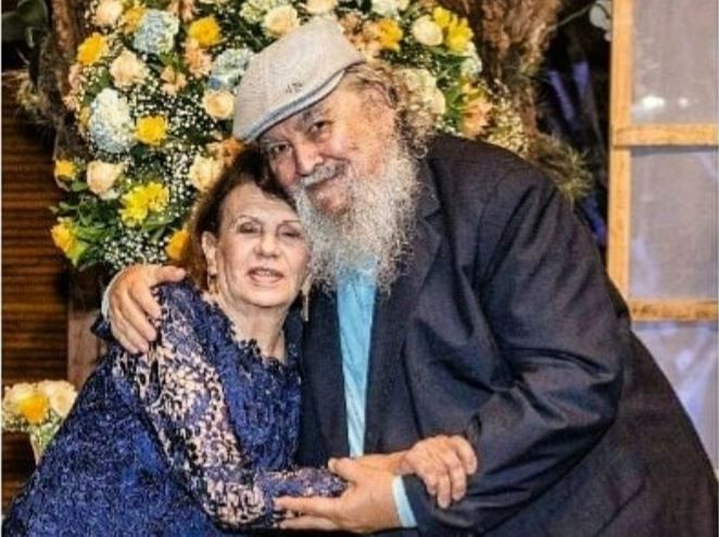 Nadyr e Antonio Carlos Antolini foram casados por 57 anos (Foto: Acervo Pessoal)
