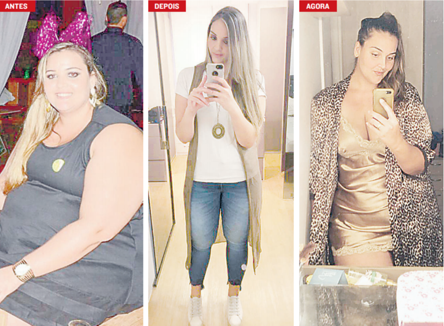 Luana Araujo tinha 154 kg quando iniciou a dieta e emagreceu. Mas rotina sedentária a fez recuperar 50 kg (Foto: Reprodução/Acervo Pessoal)