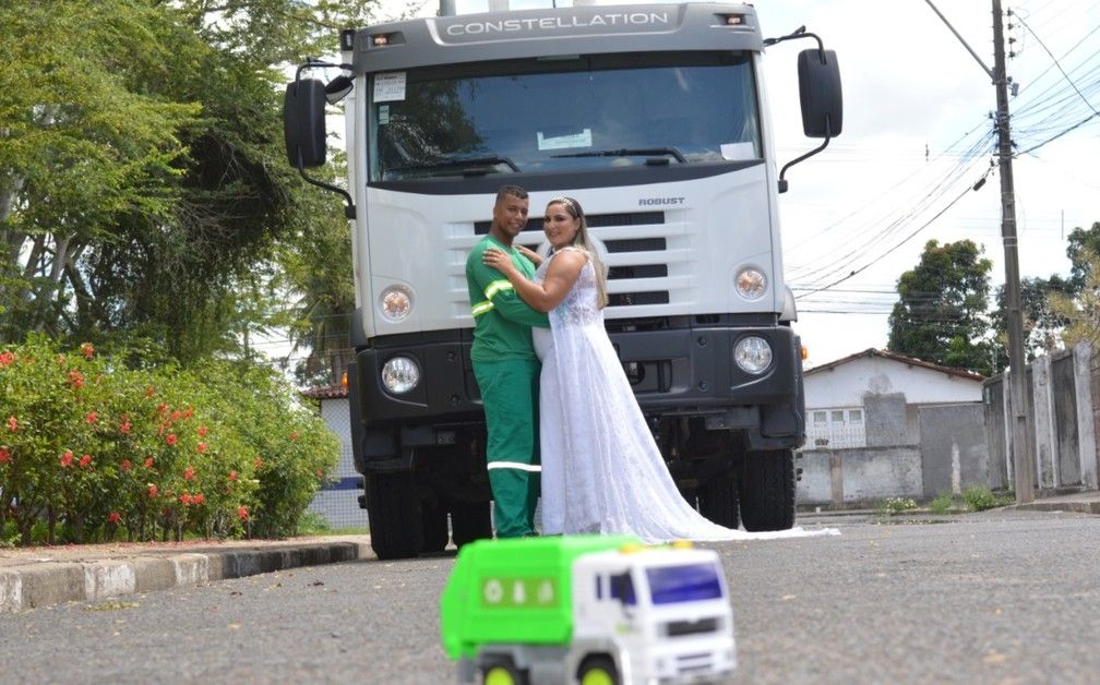 O casal Elisvânia e Luiz (Foto: Tecio Oliveira)