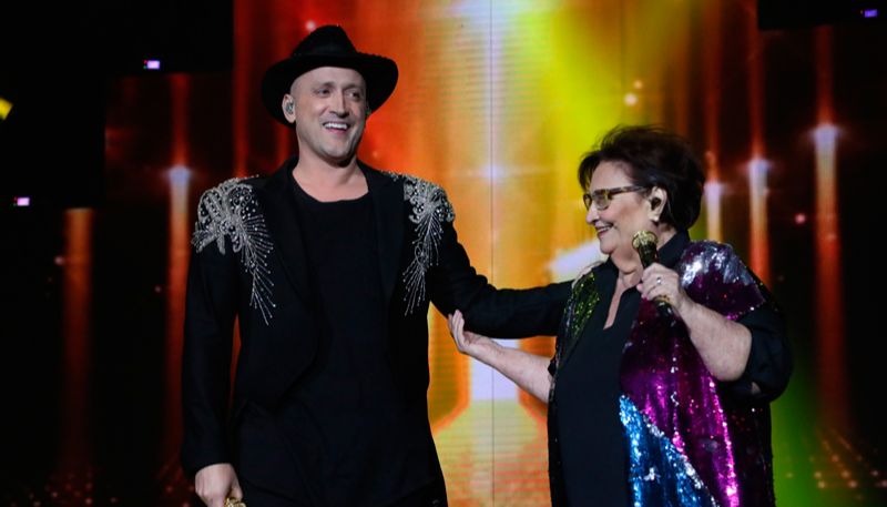 Paulo Gustavo realizou um show com sua mae Déa Lúcia Vieira Amaral em janeiro de 2020 (Foto: Rogério Fidalgo / AgNews)