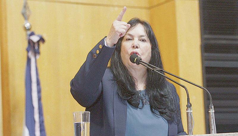 Rose disse desconhecer razão do mandado expedido por ministro do STF: “Confio no restabelecimento da verdade” (Foto: Leone Iglesias — 04/08/2018)