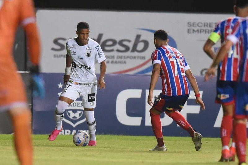 O Bahia venceu o Santos por 3 a 0 (Foto: Ivan Storti/ Santos FC/ Divulgação)