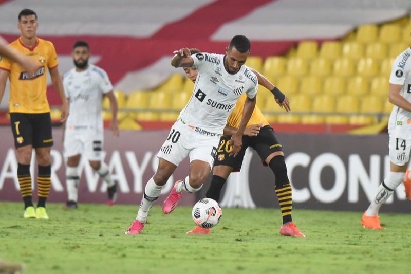 O Santos perdeu para o Barcelona de Guayaquil (Foto: Ivan Storti/ Santos FC/ Divulgação)