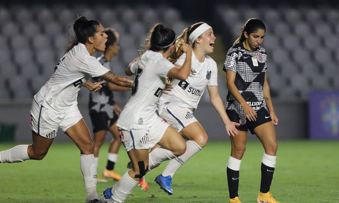 Santos supera Corinthians no Brasileiro de Futebol Feminino (Foto: Pedro Ernesto Guerra Azevedo/ Santos FC/ Divulgação)