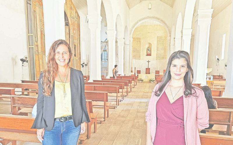 Erika e Elisa: restauração (Foto: Roberta Bourguignon)