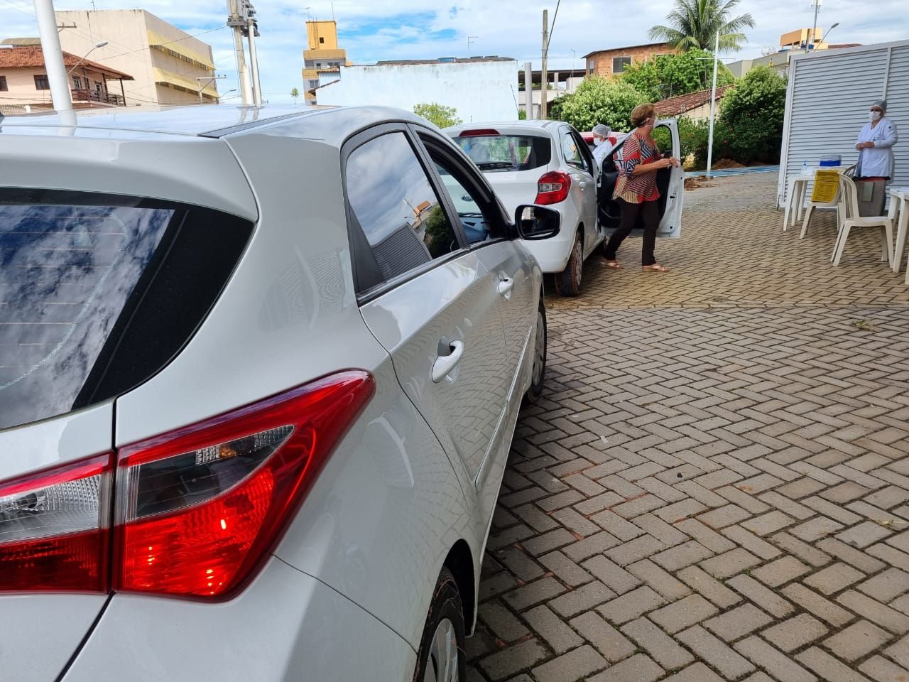 Complexo Esportivo "Maurice Santos", Muquiçaba, onde A vacinação acontecerá na modalidade Drive Thru e sem carro. (Foto: Roberta Bourguignon)