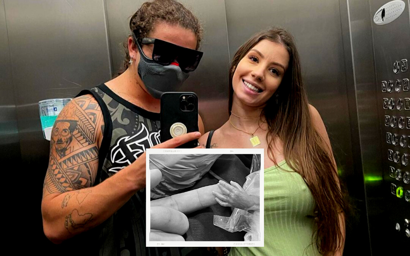 Filho de Whinderson Nunes e Maria Lina nasceu no início do sexto mês de gestação. (Foto: Reprodução / Instagram / Whindersson Nunes)