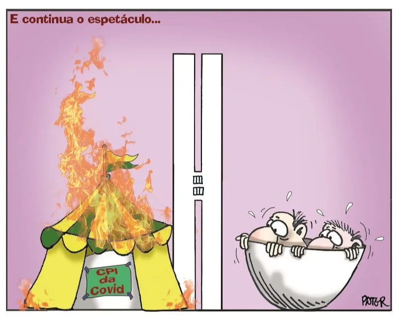 Imagem ilustrativa da imagem Charge do Dia: E continua o espetáculo