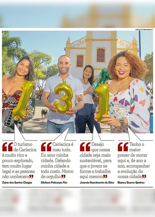 Imagem ilustrativa da imagem Moradores declaram amor por Cariacica