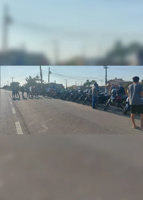 Imagem ilustrativa da imagem Motoboys protestam após morte de jovem que teve o pescoço cortado por linha com cerol