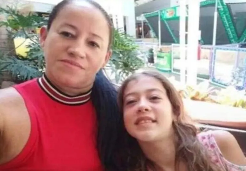 As vítimas foram identificadas como Marta Cristina Santos Jorge, de 49 anos, e Crissla Eslya Santos Jorge, 13.