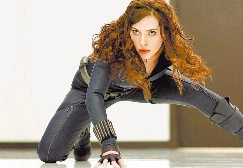 Scarlett Johansson em "Homem de Ferro 2"