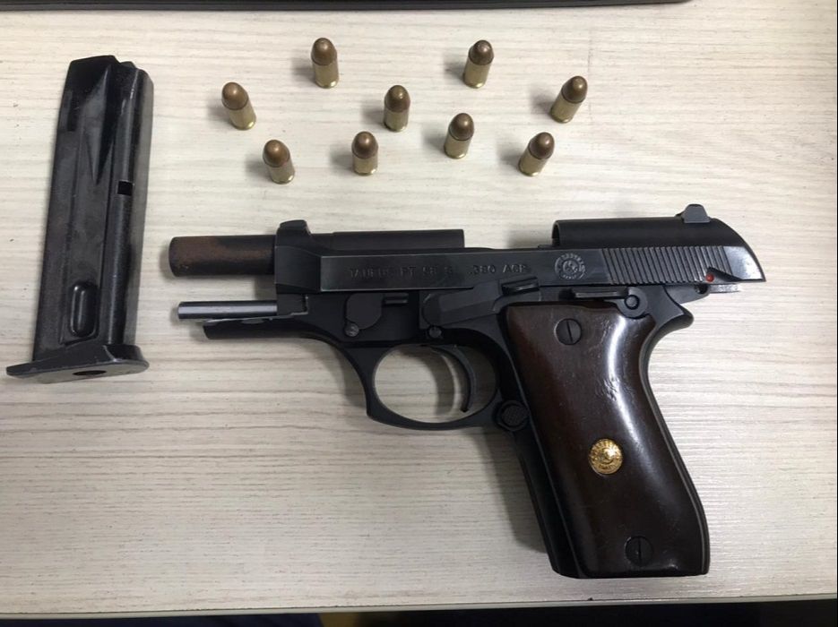 Arma apreendida (Foto: Divulgação Guarda Municipal de Vila Velha)