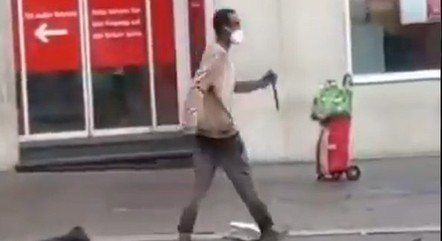 Ataque a faca deixa mortos e feridos em cidade da Alemanha (Foto: Reprodução/Vídeo)