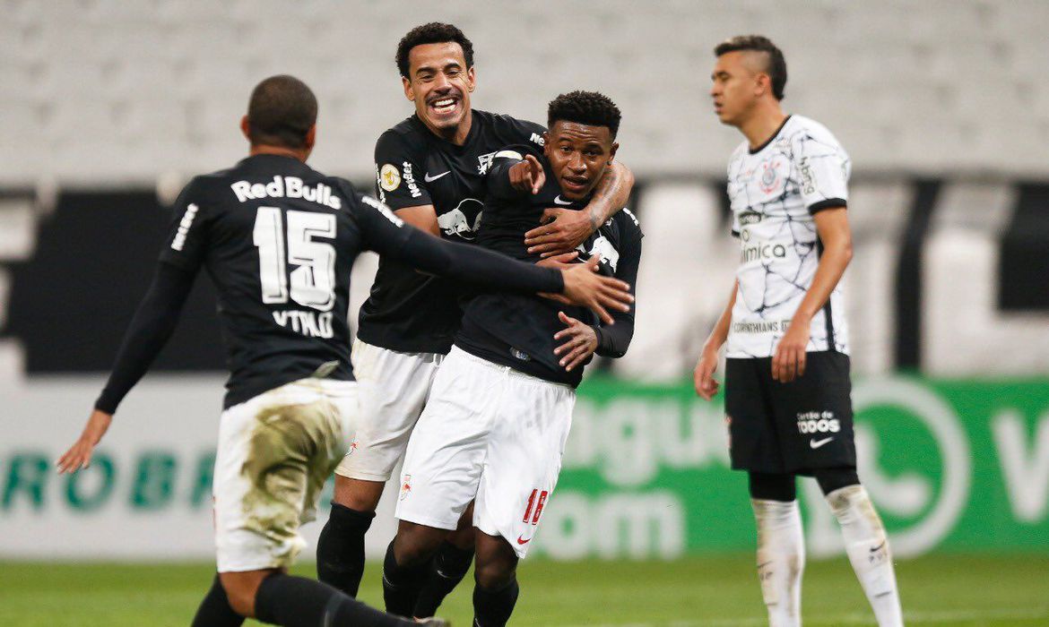 O Bragantino venceu o Corinthians (Foto: Ari Ferreira/ Red Bull Bragantino/ Divulgação)