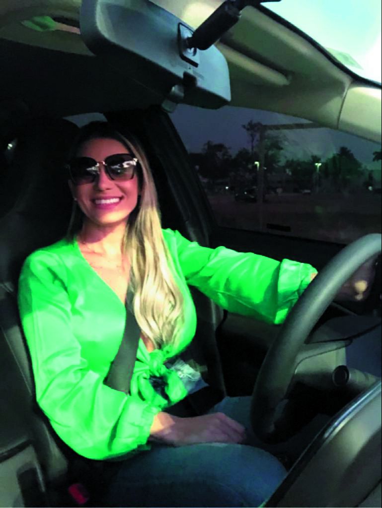 Fabiana Andrade tirou a CNH há dez anos, mas ficou a maior parte deste tempo sem dirigir (Foto: Acervo pessoal)